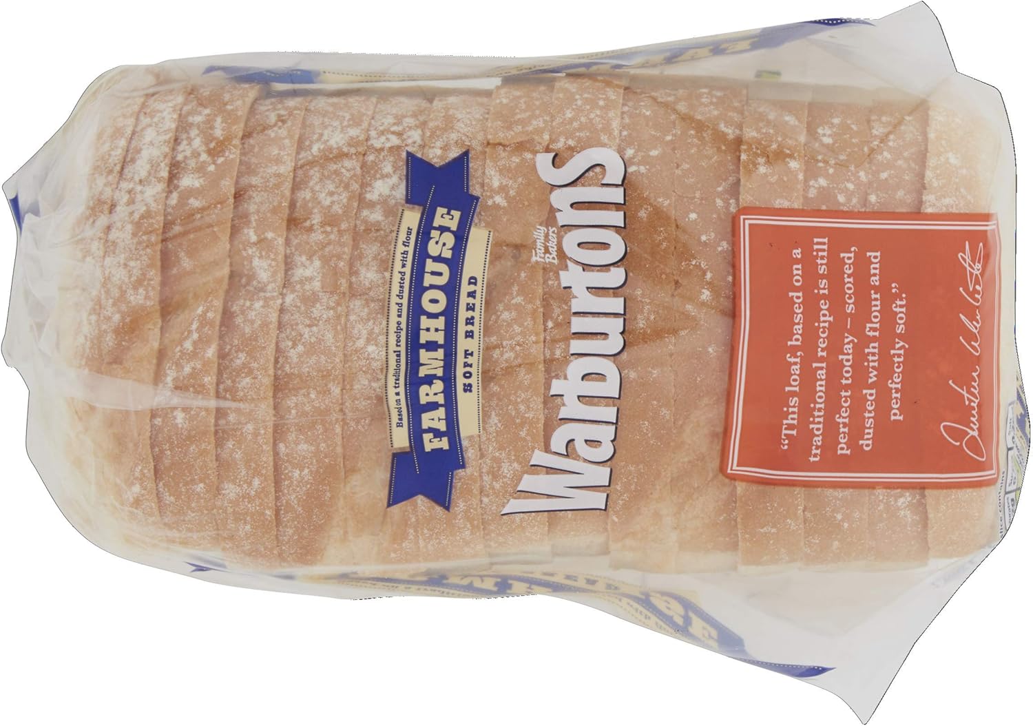 Warburtons Farmhouse Soft White Bread 400 G Amazon Co Uk Grocery