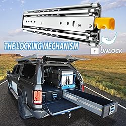 VAGUDE with Lock Heavy Duty Drawer Slides 12 14 16