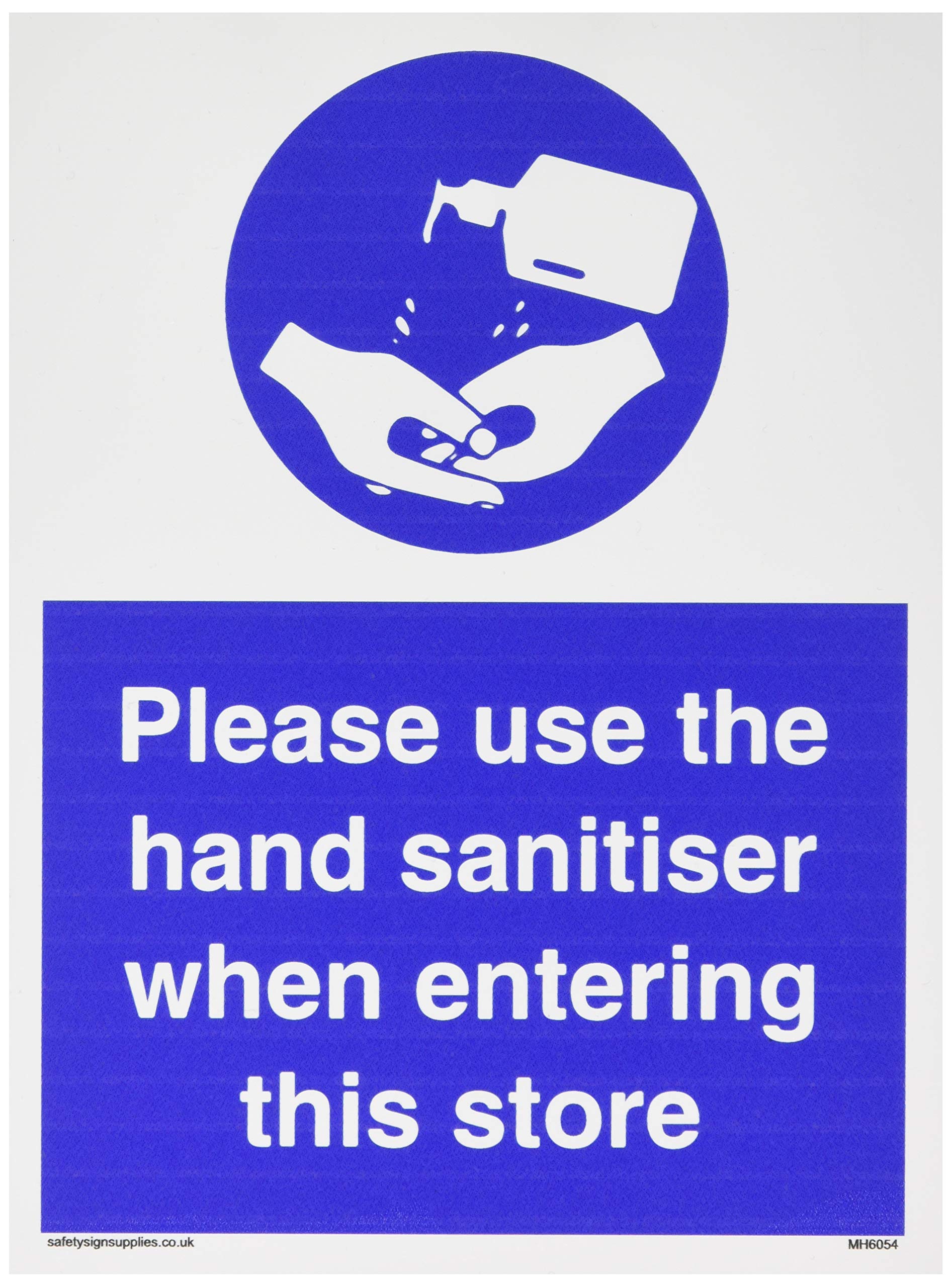 Please use the hand sanitizer