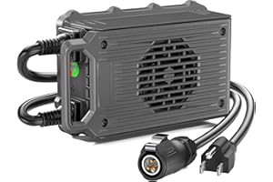 STIO UL Listed 67.2V 10A Fast Charger Compatible with Surron Light Bee X Segway X260 Sur-Ron Electric Dirt Bike 2025, IP65 Waterproof Battery Power Adapter for 60V eBike with Cooling Fan, Same Original