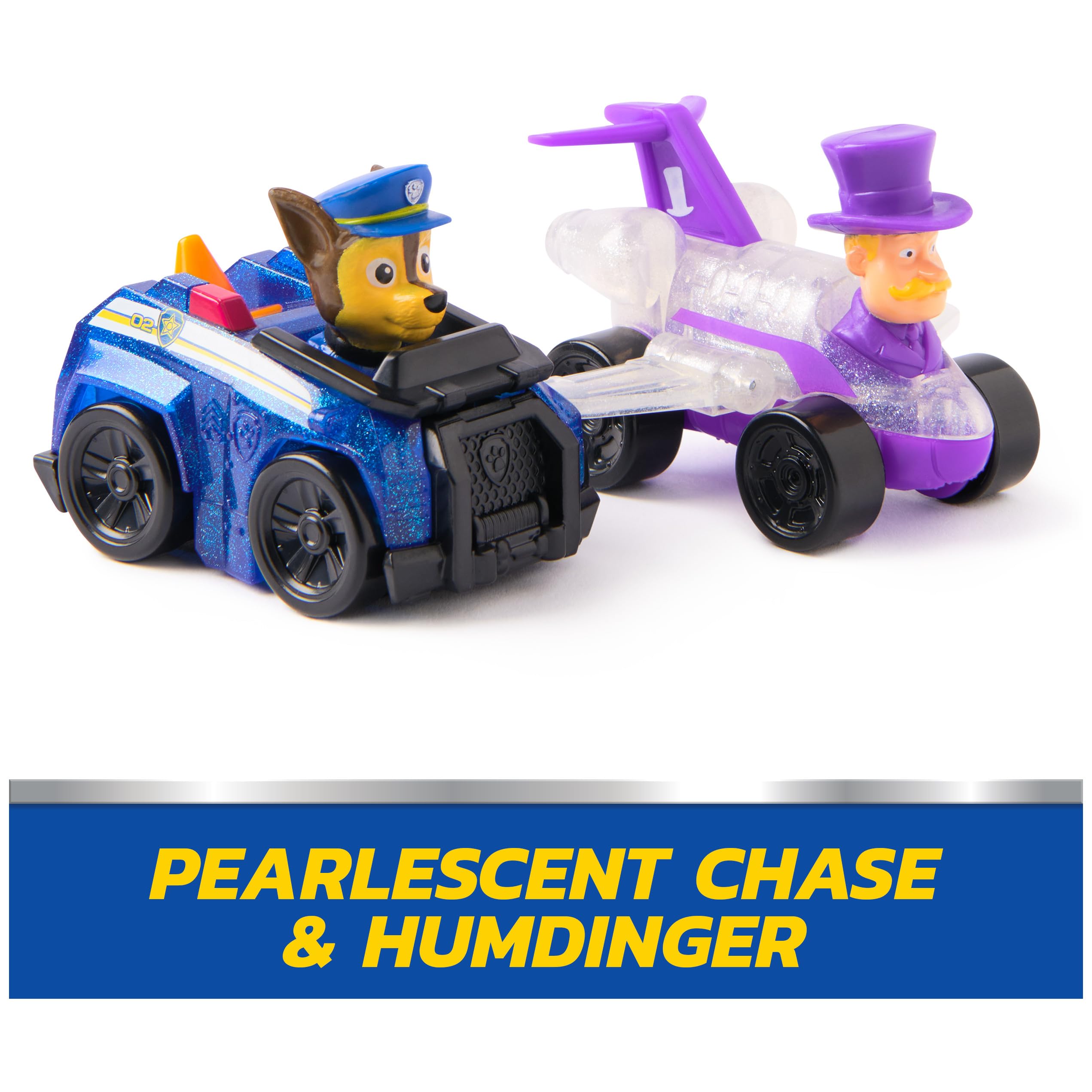 PAW Patrol Pup Squad Adventure Bay Playmat, 33-Inch Foldable Mat with Exclusive Chase and Humdinger Vehicles, Kids Toys for Boys & Girls Ages 3 and Up