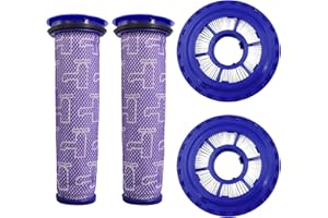 Kaulolado Vacuum Ball Animal 2 Ball Animal 3 Filter Replacement,for Dyson DC41, DC65, DC66, UP13, UP20 UP30 Animal, Multi Ball Upright Vacuum Cleaner,Part # 920769-01&920640-01, 2 Pack
