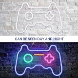 MEDE Dimmable Game Neon Sign Blue USB Wall Light view 3