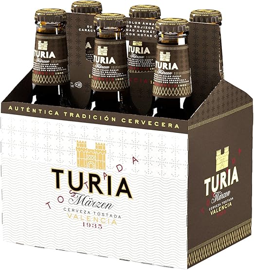 Cerveza Tostada Turia Märzen Cesta de 6 Botellas 25cl: Amazon.es: Alimentación y bebidas