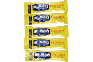 75 Individual Hellmann's Mayo Packets-Great For Work/School; Always Fresh!