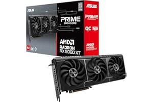 ASUS Prime Radeon™ RX 9060 XT 16GB GDDR6 OC Edition Graphics Card (PCIe 5.0, HDMI/DP 2.1, 2.5-Slot Design, axial-tech Fans, D