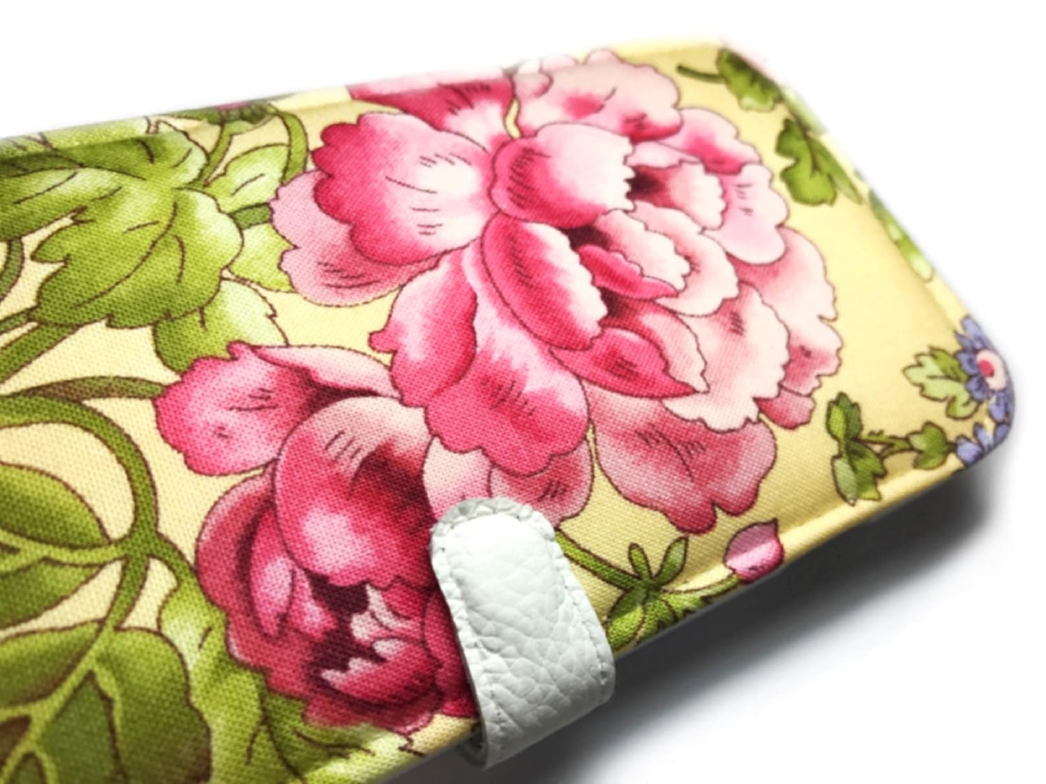 yellow floral phone wallet case for iphone 11, iphone 11