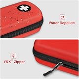 MEDMAX Epipen Case Hard Shell EVA Travel Organizer Red Holds 2 EpiPens view 5