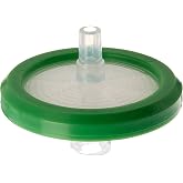 Celltreat 229747 Syringe Filter, PES Membrane, Sterile, 0.22&micro;m Port Size, 30mm Diameter, Green (Case of 30)