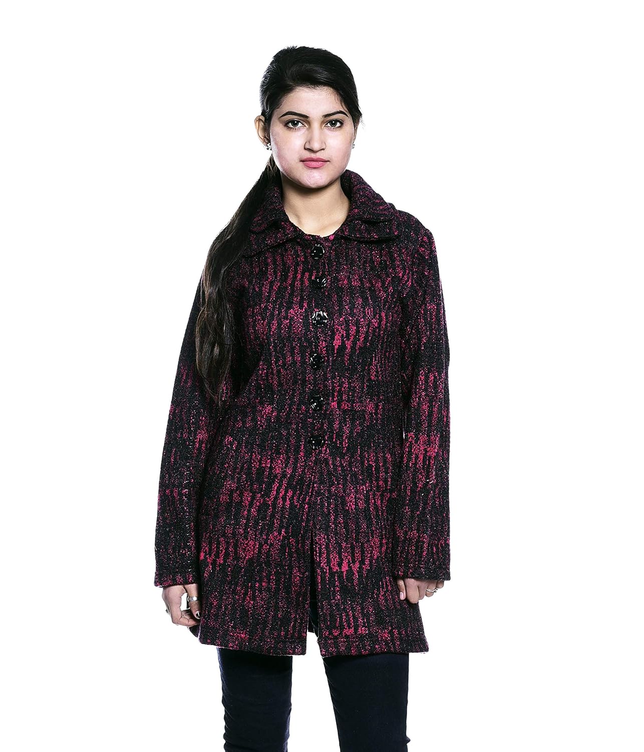 pilot full sleeve coat style woolen women cardigan