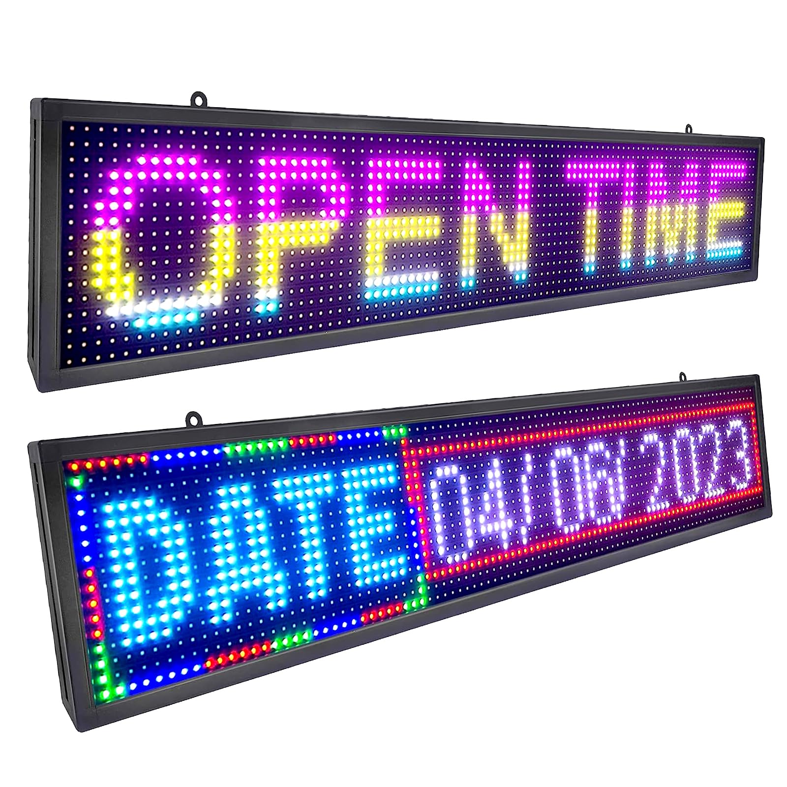 JINBLIZZARD Programmable Scrolling Led Sign Message Board Outdoor Digital Signs For