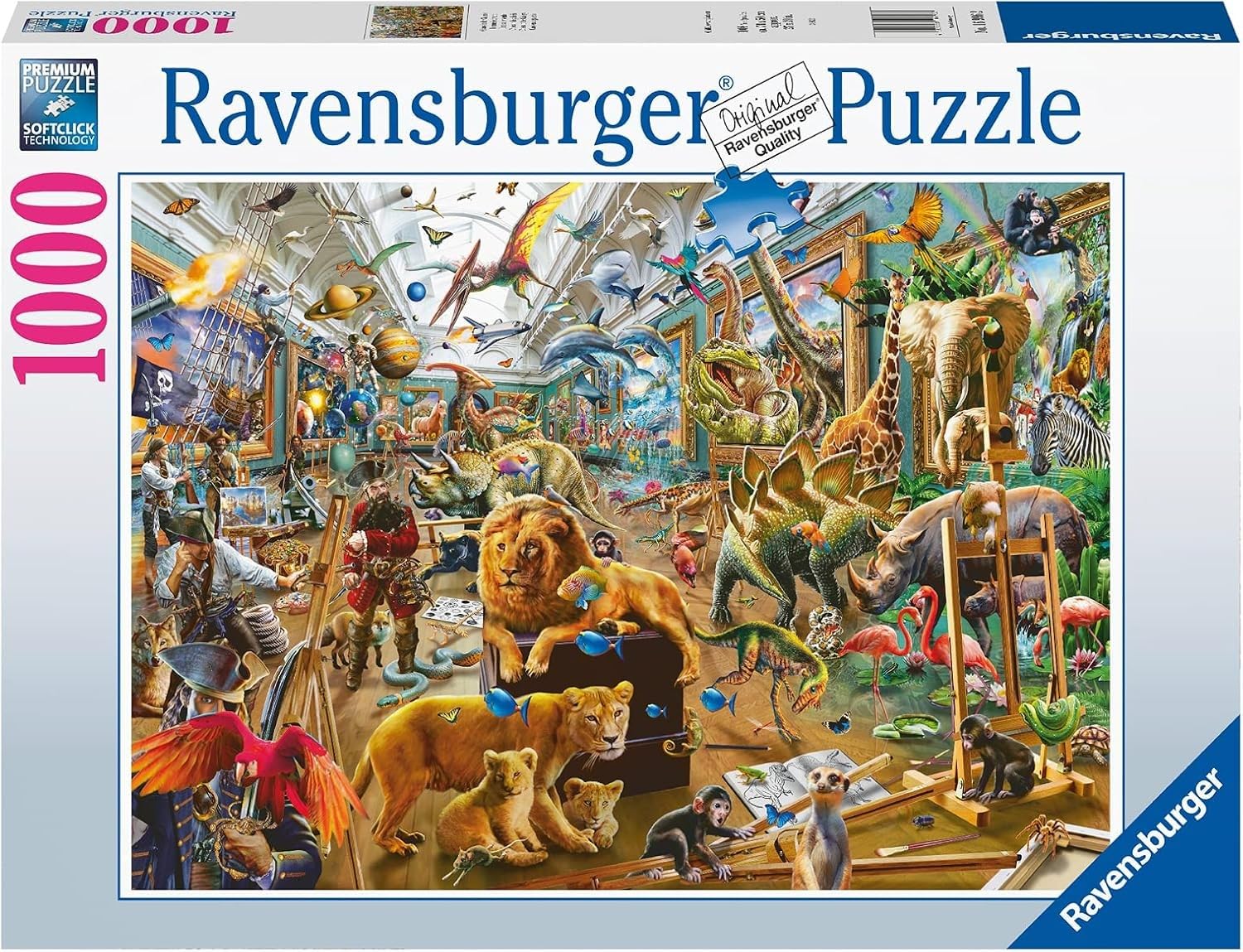 Ravensburger Chaos in The Gallery 1000 Piece Jigsaw Puzzle for Adults & Kids Age 12 Years Up