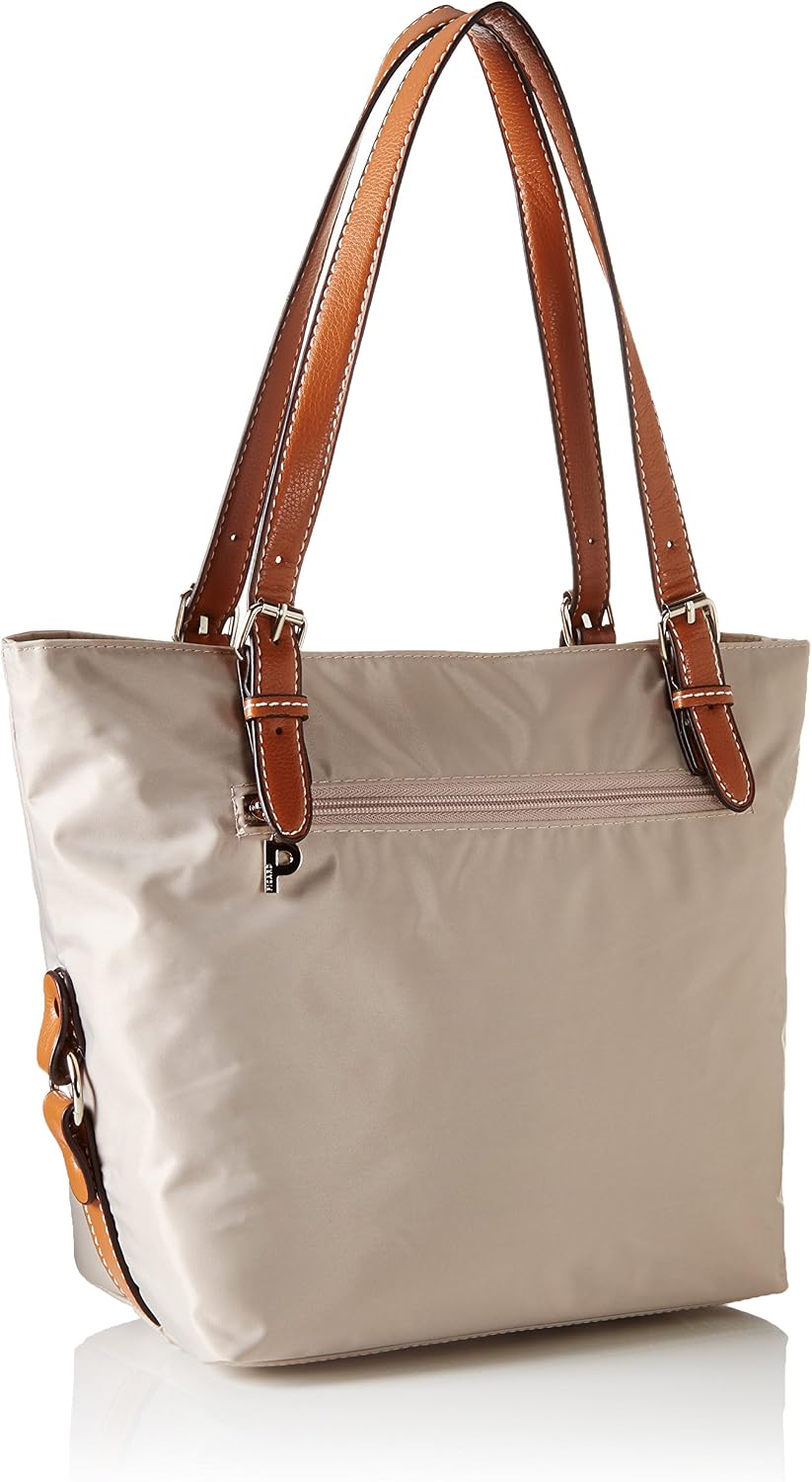 Picard Sonja Women's Shopper Made of Nylon Medium with Zip Shopper Everyday, pearl, 38x27x16 cm, Perle - Image 3
