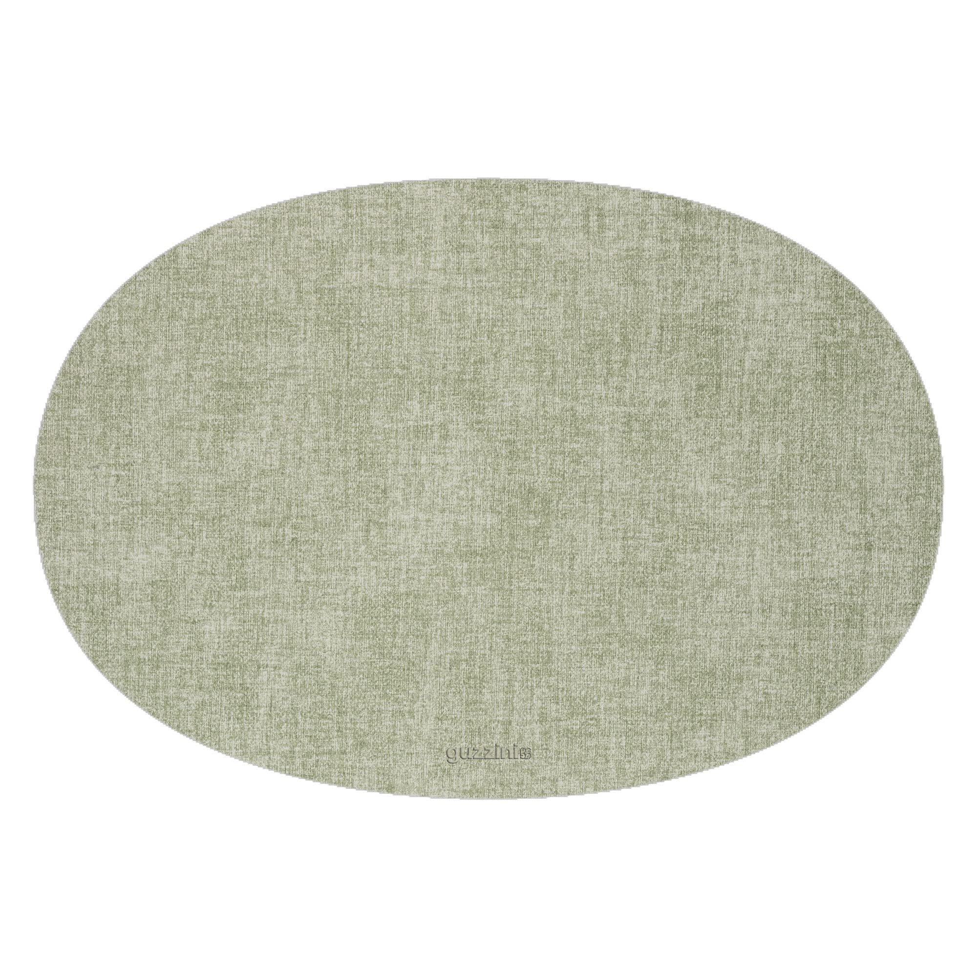 Guzzini - Tiffany, FABRIC Oval Reversible Placemat - Mint Green, 34 x 48 cm - 22604660