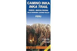 Inca Trail Map: Cusco, Machu Picchu, Valle Sagrado/Sacred Valley