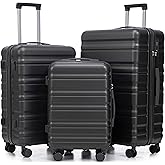 3-Piece ABS Hardshell Luggage Sets – Lightweight, Tough & Scratch-Resistant