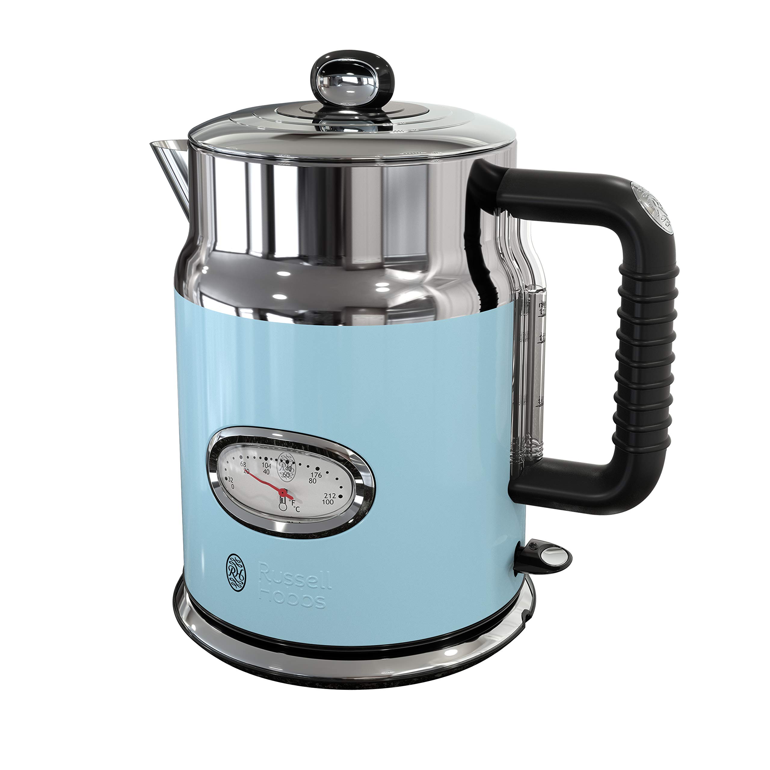 Retro Style Electric Kettle Water Temperature Gauge Removeable Filter 1.7 L Blue 27043997067 eBay