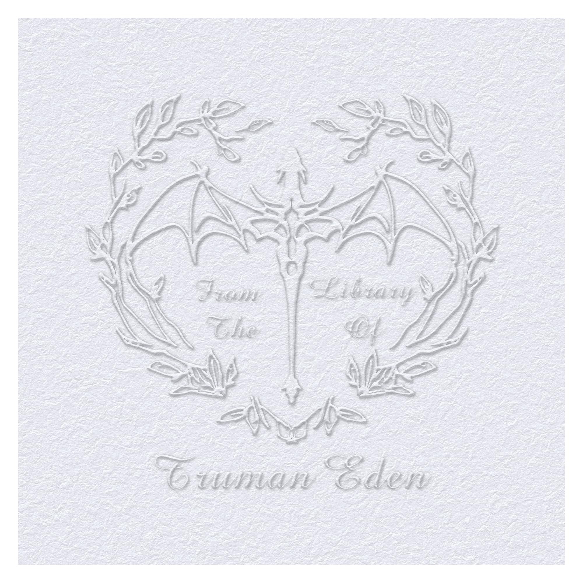 OFCCUSTOM Book Embosser Custom Embosser Stamp with