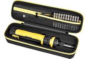Electric Screwdriver Set Case for DEWALT Cordless Screwdriver (DWHT66719) and Screwdriving Bits, Tools Organizer for Driver D