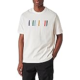 Paul Smith Mens Ps Paul Smith Men's 'Signature Stripe' Motif T-Shirt