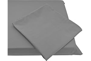 ehomegoods Waterproof Soft and Durable Gray Elastic Machine-Washable Large Size Dog Bed Cover (48"x29")