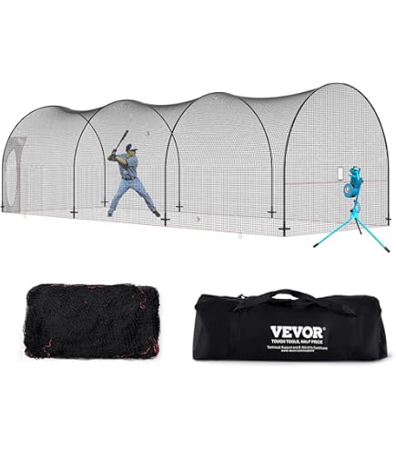 Tandefio Batting Cage Netting Wire Tension Kit Batting Cage Suspension Net Hanging Kits Ideal For Baseball And Softball Hitting Tunnels (55 Ft - View #14