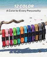 TagME Reflective Nylon Dog Collar 2.0 cm Red Adjustable 25-40 cm Quick Release view 6