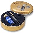 Kaweco Piston Sport Classic Fountain Pen - Black/Gold, Extra Fine Nib, Piston Filler, 13 Cm
