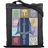 ENSIANTH Movie Inspired Tote Bag PJO Movie Fan Gift Greek Mythology Shopping Bag Book Lover Gift