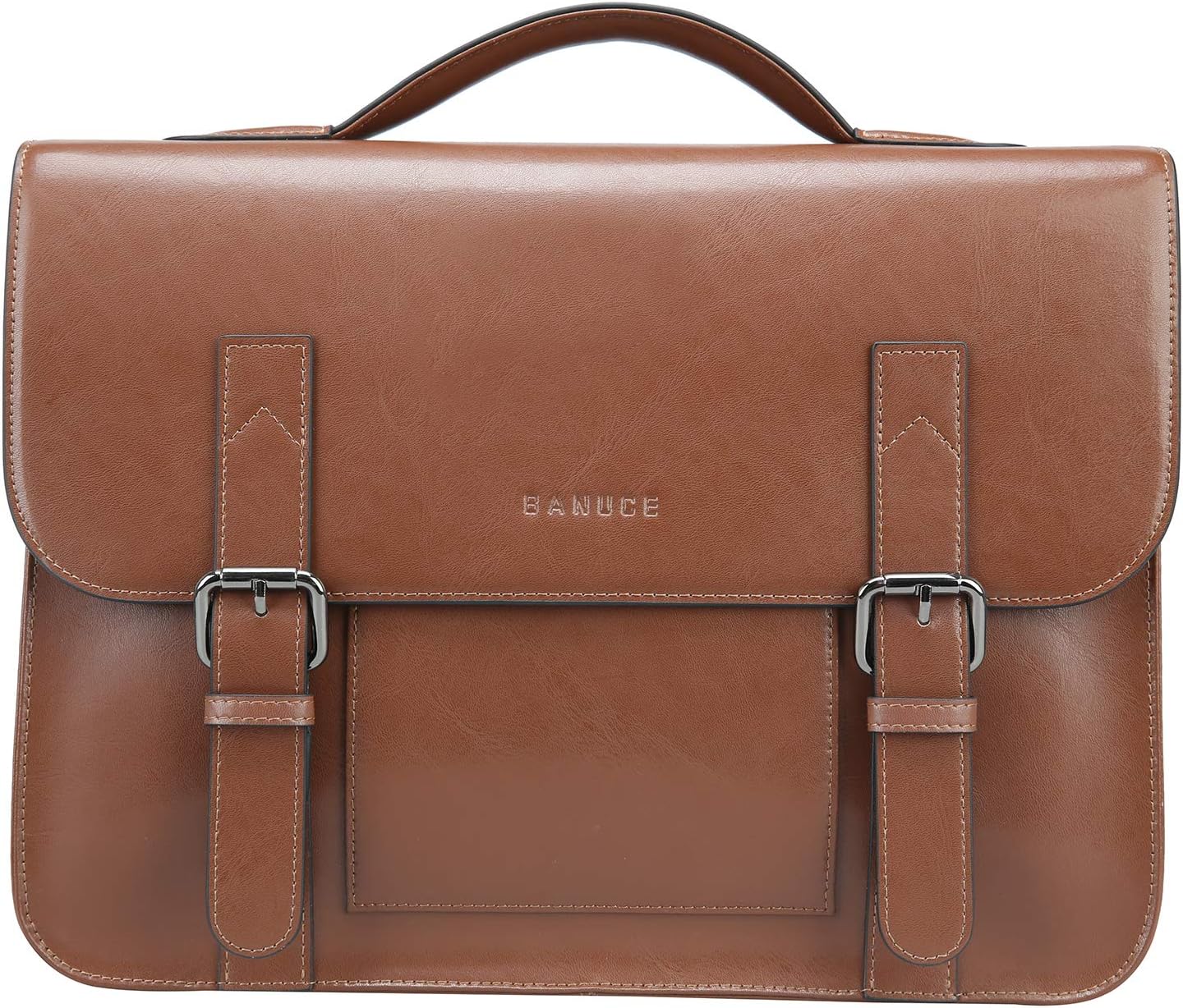 banuce leather briefcase