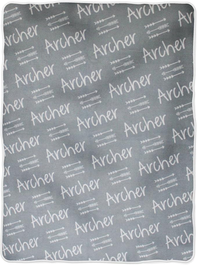 monogrammed baby blankets amazon