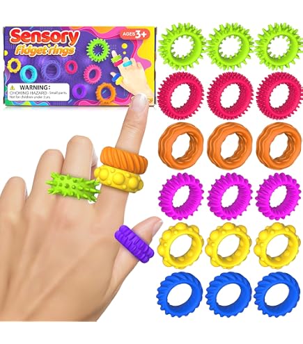 Jouets Anti-Stress En Silicone - 12 Pièces, Textures Variées, Pour Enfants Et Adultes