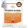 CETEARYL Alcohol (2 lbs / 32 oz) 100% Pure Extracted from Coconut & Palm Oils. Premium Granules Cetearyl Alcohol for Lotion Making, Creams, Scrubs, Shampoos, Conditioners, Moisturizers | 2 Pound