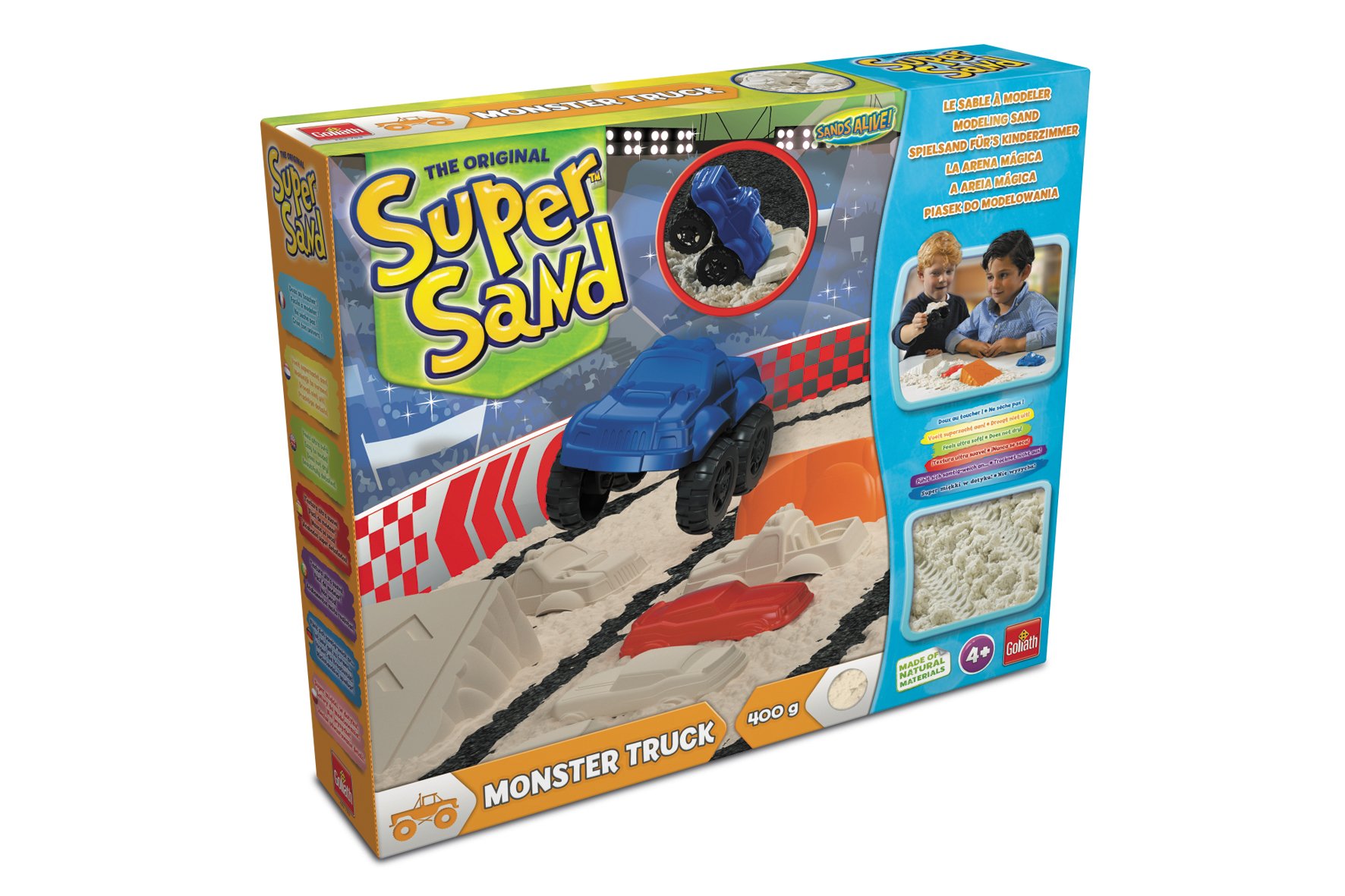 Super Sand 83793 Goliath Monster Truck Magic Sand Castles in Children's Room Recommended from 4 Years
