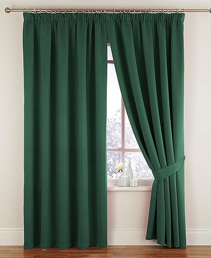Montreal Lined Velour Soft Touch Tape Top Curtains Pair 66 X
