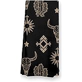 TopXmai Western Aztec Kitchen Towels, Western Gifts for Women,Aztec Hand Towels,Boho Western Hand Towels for Bathroom, Boho Western Decor, Western Kitchen Bathroom Decor, 16x24 Inch