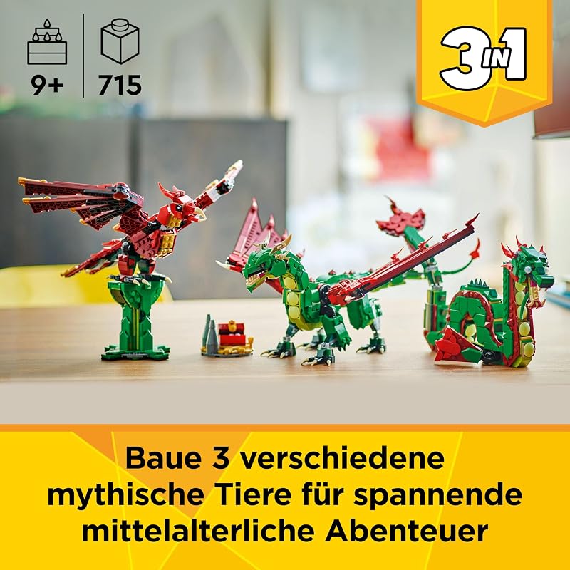 Creator 3in1 Grüner Drache 31161