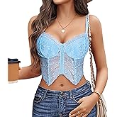 Avidlove Lace Bralettes for Women Y2k Camisole Lingerie Adjustable Strap Crop Top