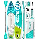 SLOOSH Inflatable Stand Up Paddle Board, 11'6" Inflatable Paddle Boards with Premium Accessories, Non-Slip EVA Deck, Ultra-Light Carry Bag Pump, Rapids SUP for Youth & Adults