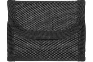 ElevateTech Duty Belt Gloves Pouch Latex Disposable Glove Holder Keeper Double Pockets Carriers for Policeman Firefighter Paramedic First Responders