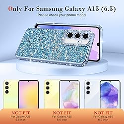 Lafunda for Samsung Galaxy A15 Case Glitter, Luxury