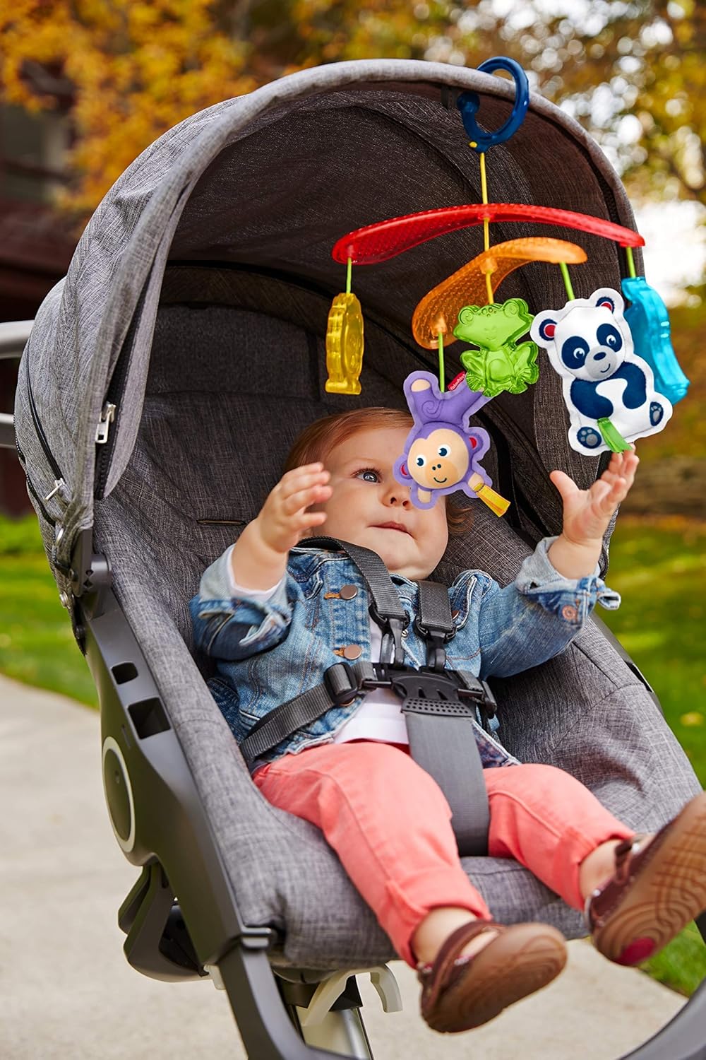 fisher price on the go stroller mobile