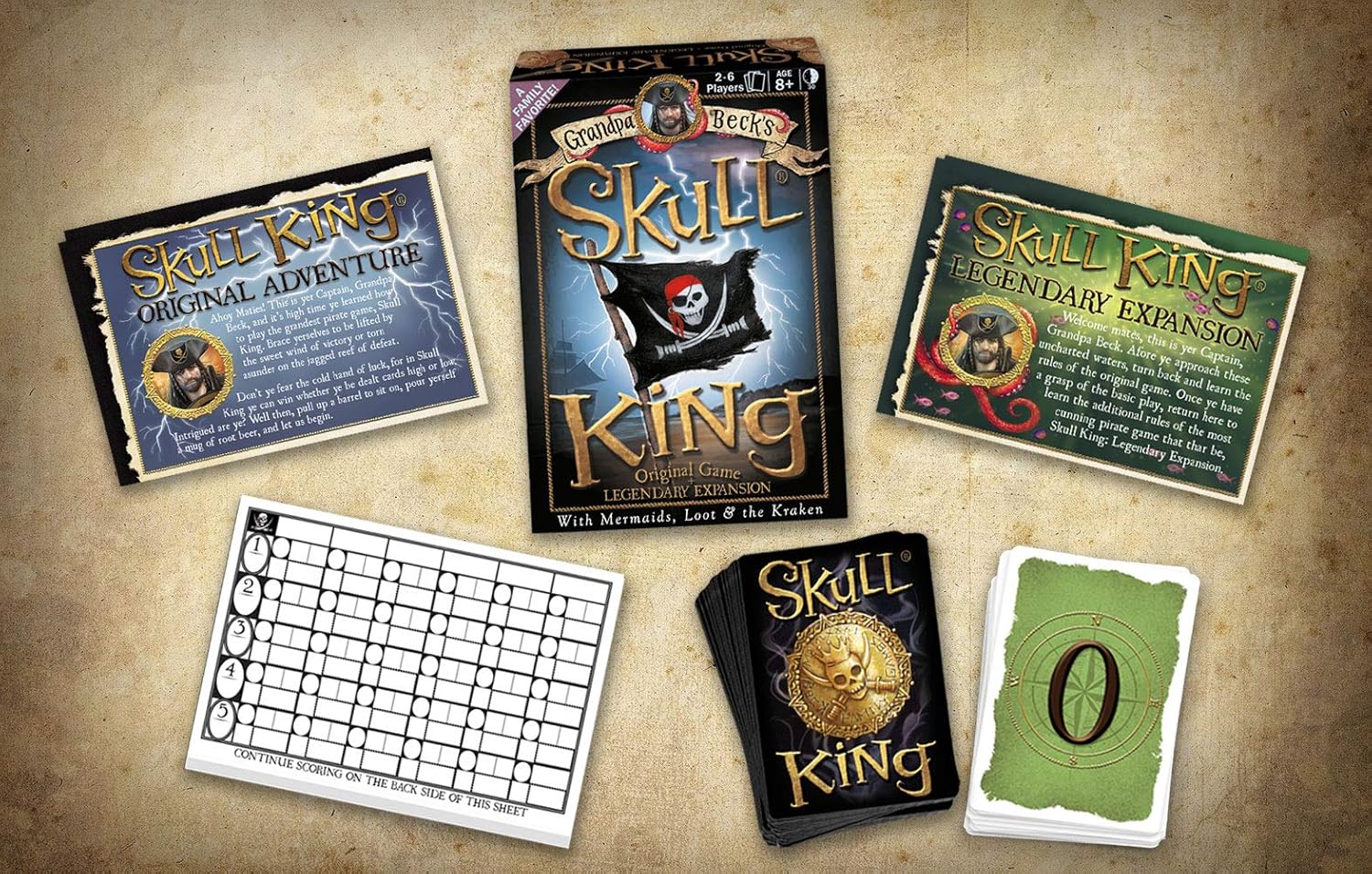 Black Friday Grandpa Beck S Skull King Card Game Legendary Expansion