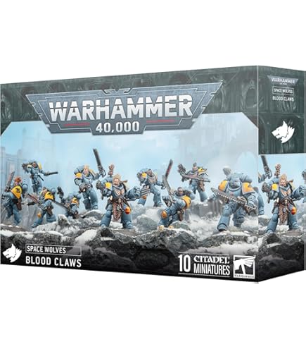 Amazon.com: Warhammer 40K Combat Patrol Space Wolves - (2025