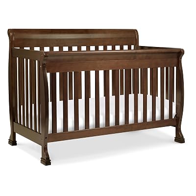 daVinci Kalani 4-in-1 Convertible Baby Crib - Strong, Easy to Assemble GREENGUARD Certified Crib - Convertible to Toddler Bed, Daybed, Full-Size Bed - Four Adjustable Mattress Heights - Espresso