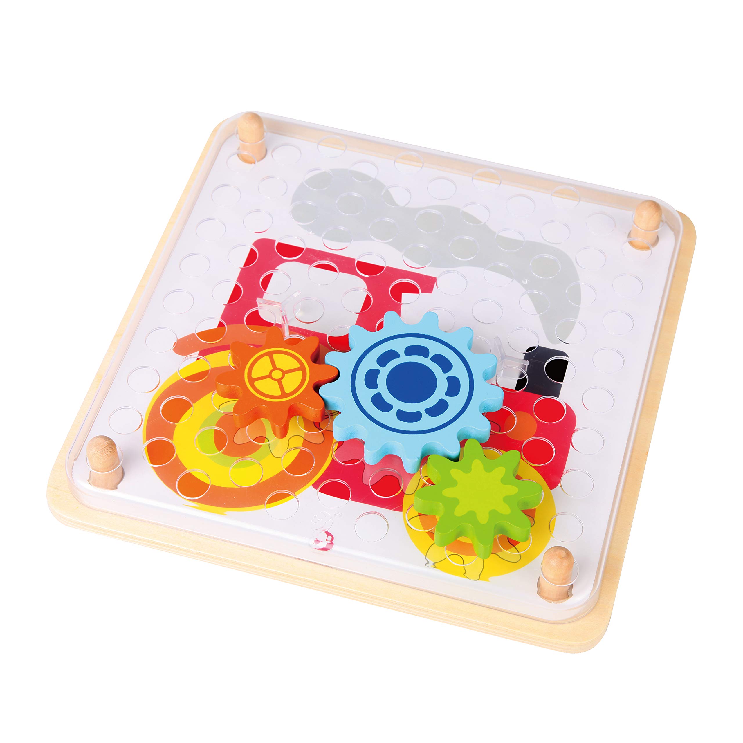 Classic World Wooden Spinning Gears Puzzle