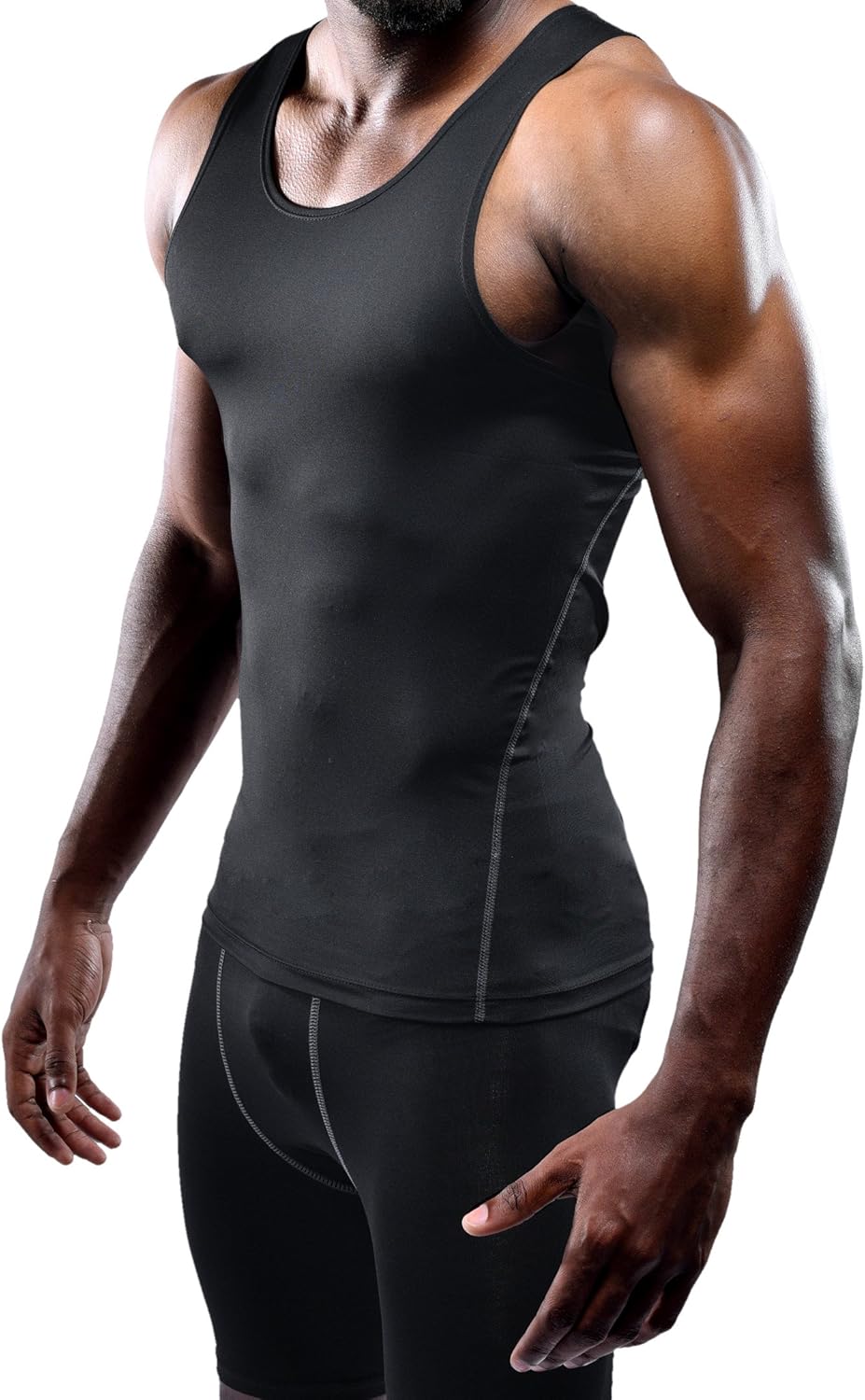 Neleus Men's 3 Pack Athletic Compression Under Base Layer Sport Tank Top at  Men’s Clothing store