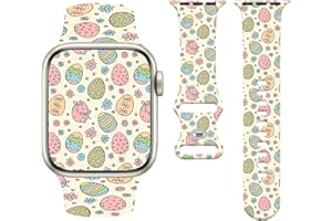 Rvciby Clover Sport Band Compatible with Apple Watch Band 38/40/41/42/44/45/49mm Women Men,Holiday Soft Silicone Stylish Wate