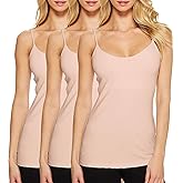 H HIAMIGOS Women Tank Tops Cami Camisoles Adjustable Spaghetti Strap Tank Tops for Women Wearing