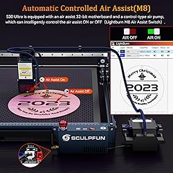 SCULPFUN S30 Ultra-11W Laser Engraver, 84W Laser